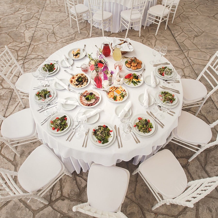 outdoor event tables