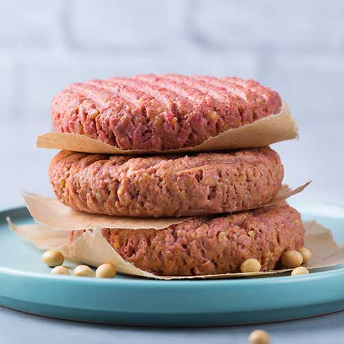 burgers made from plant based meat