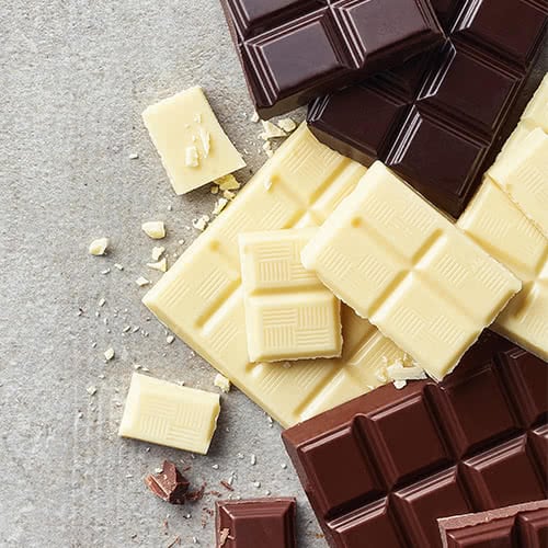 Dark, White, and Milk Chocolate Bars