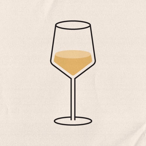illustration of a glass of Chardonnay