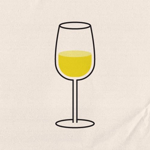 illustration of a glass of Pinot Grigio