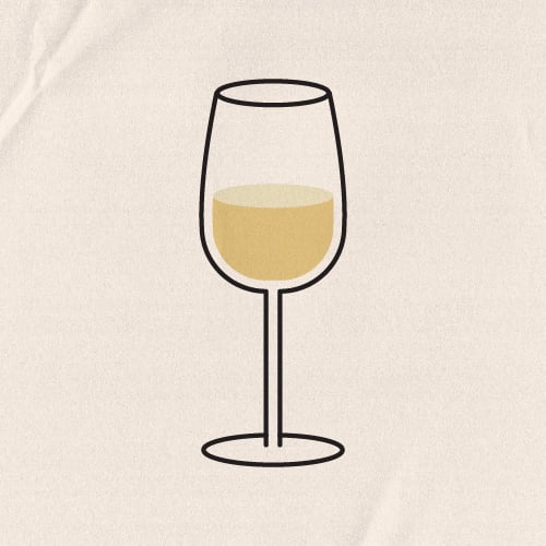 illustration of a glass of Sauvignon Blanc
