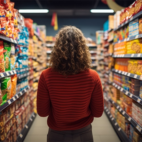 Convenience store shelving