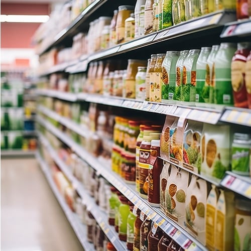 Convenience store shelving