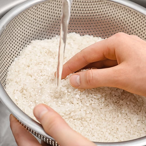 How to Rinse Rice