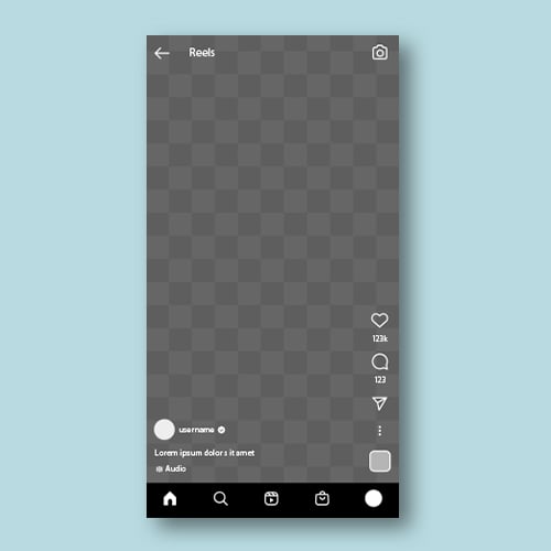 Instagram reel template