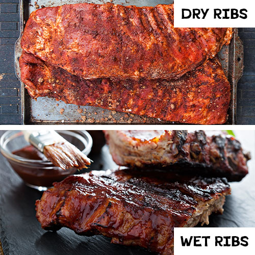Dry and Wet ribs