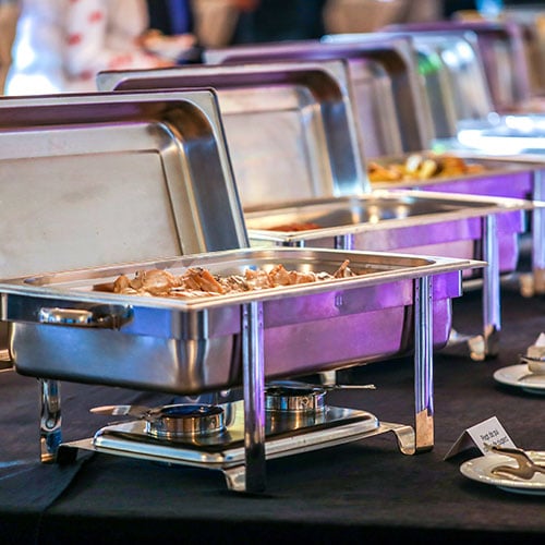 Chafing Dish with food