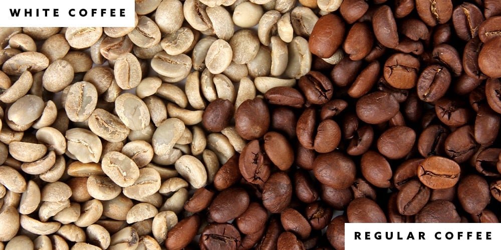 White Coffee Beans vs Regular Coffee Beans Comparison