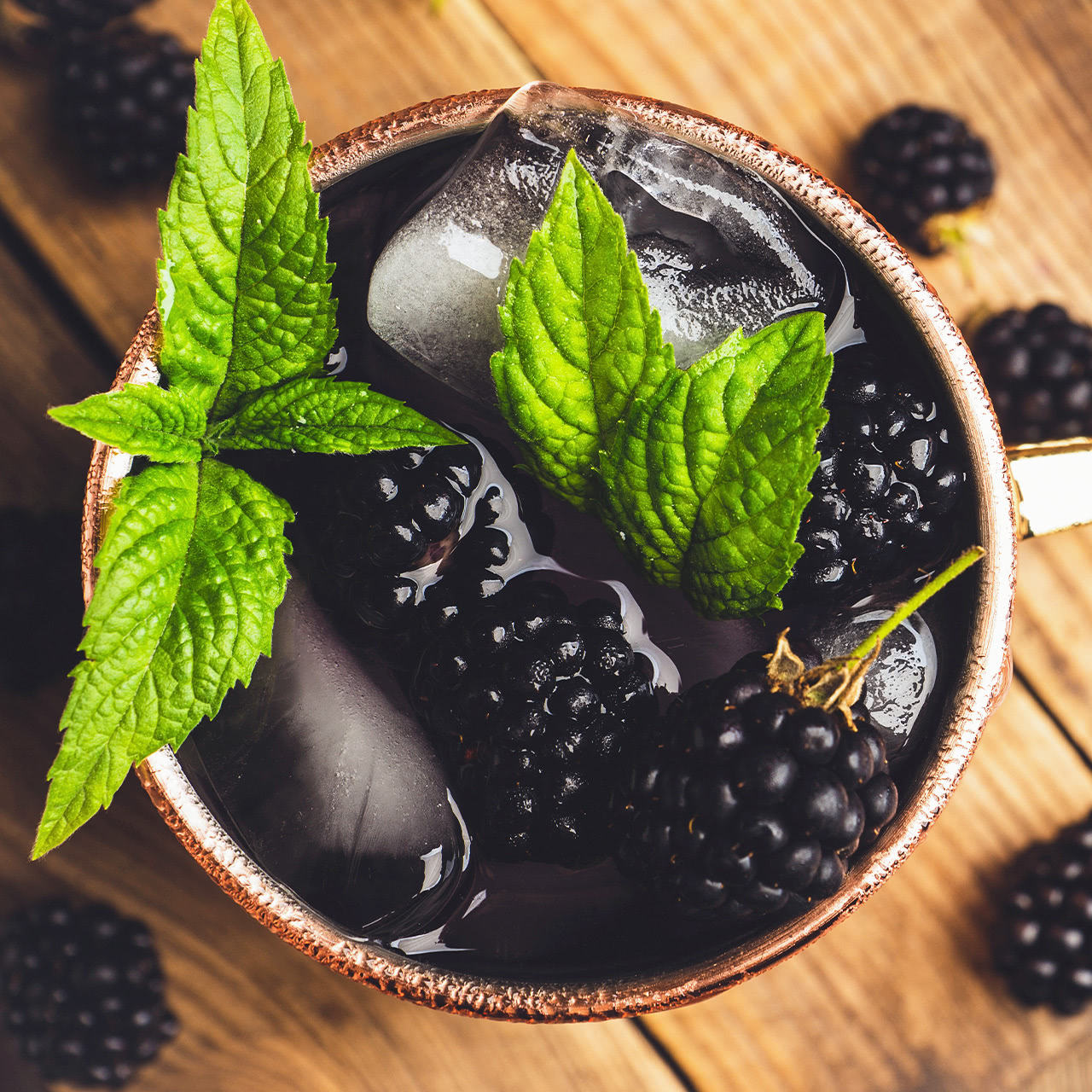 Blackberry Mocktail Mule