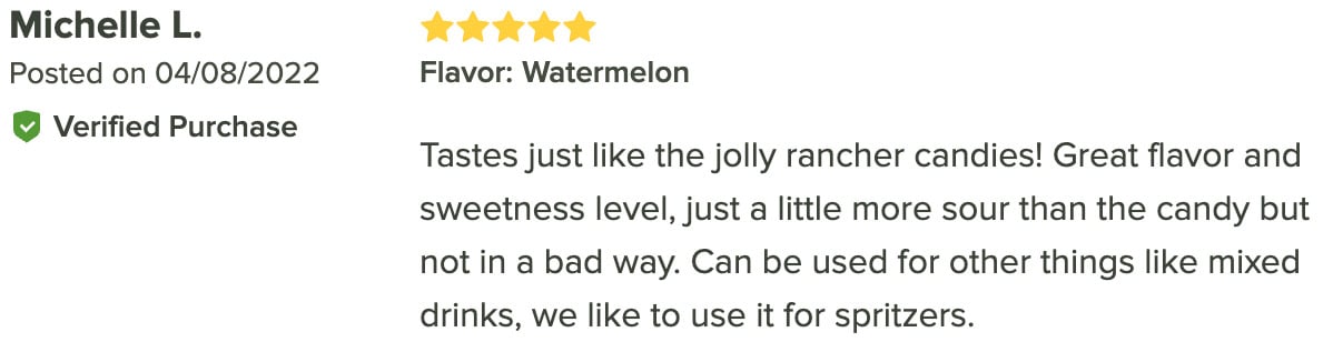 Review of Jolly Rancher Slushy Syrup