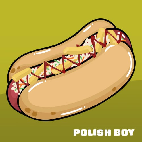 Illustration of a Polish Dog