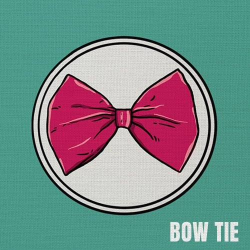 Bow napkin fold