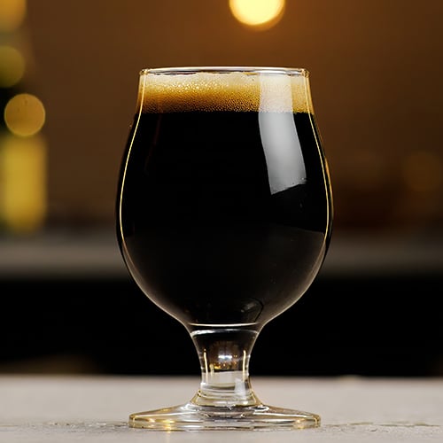 glass of stout beer