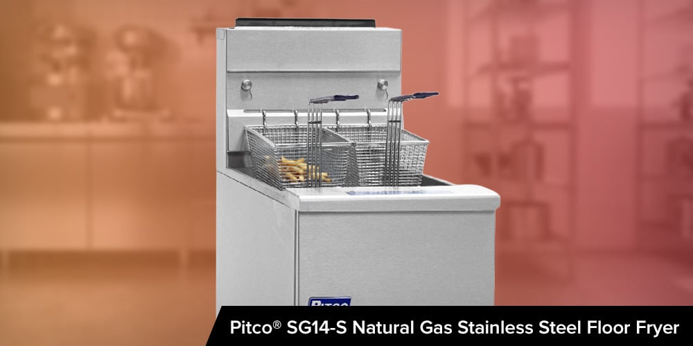 Best Gas Deep Fryer: Pitco® SG14-S Natural Gas Stainless Steel Floor Fryer
