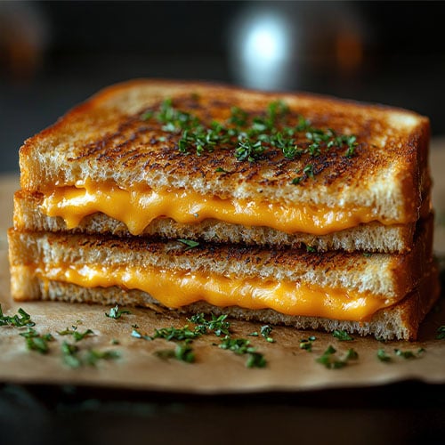 Cheddar grilled cheese