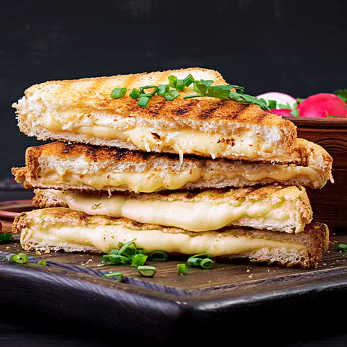 Muenster grilled cheese