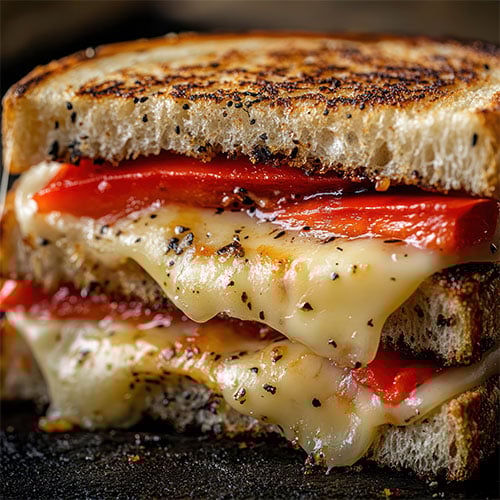 Provolone grilled cheese