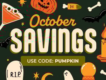 Use Code PUMPKIN