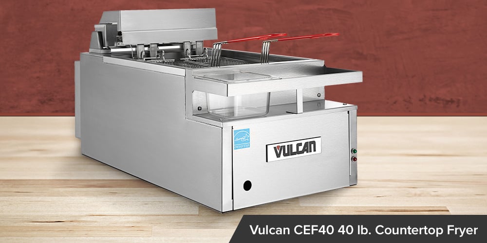 Vulcan CEF40 40 lb. electric countertop fryer