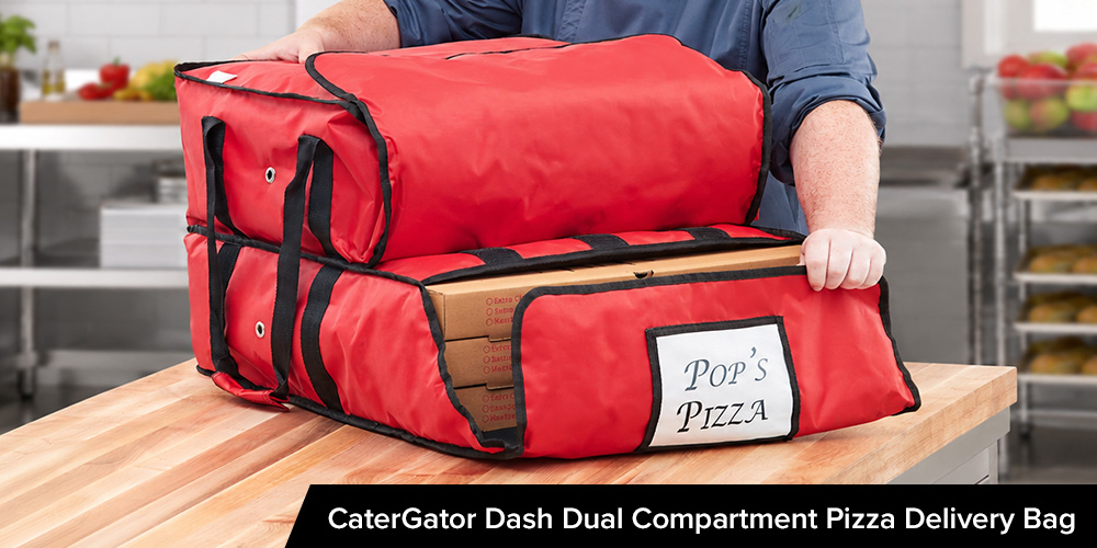 CaterGator Dash Dual Compartment Pizza Delivery Bag