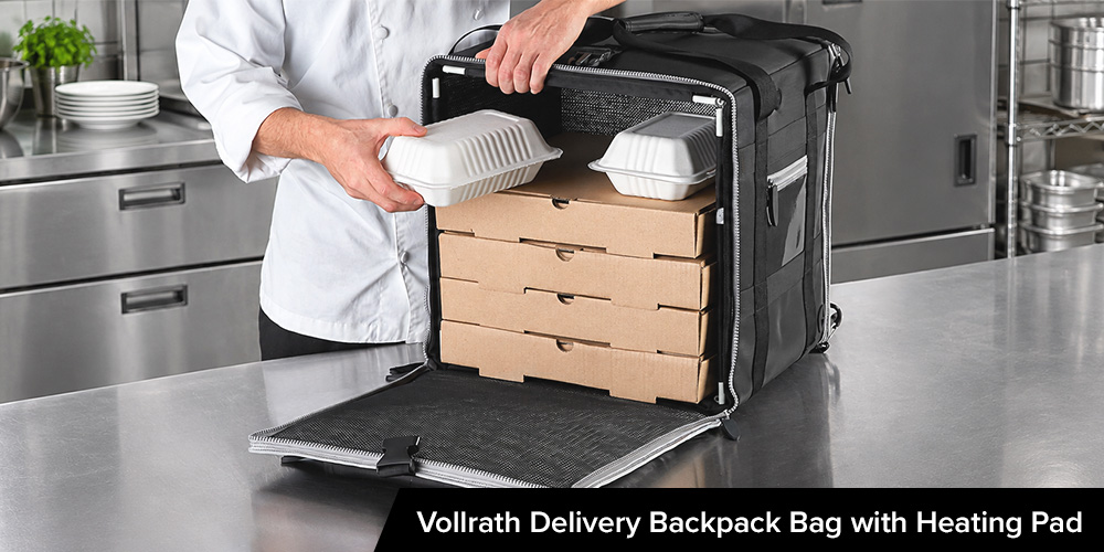 Vollrath Delivery Backpack Bag with Heating Pad