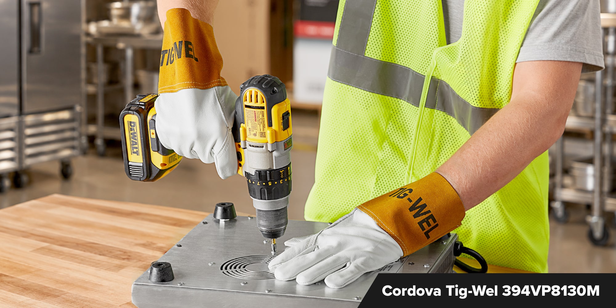 Best Heat Protection Gloves: Cordova Tig-Wel 394VP8130M