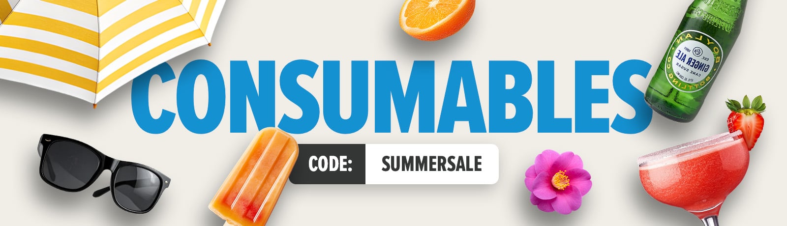 USE CODE SUMMERSALE FOR UP TO 20% OFF CONSUMABLES