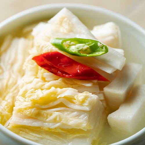 white watery kimchi