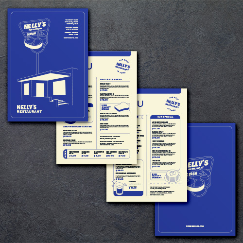 retro restaurant menus