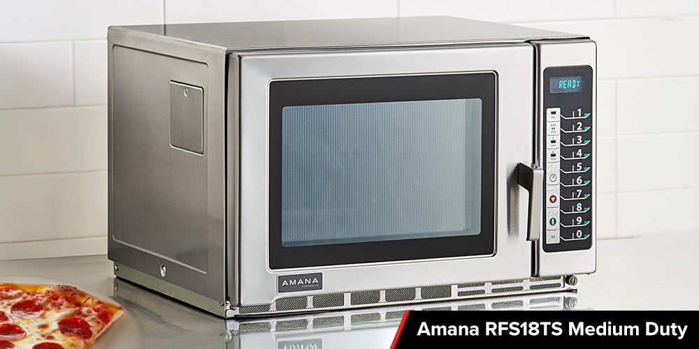 Best Countertop Commercial Microwave: Amana RFS18TS Medium Duty Commercial Microwave
