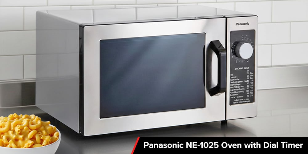 Best Dial Commercial Microwave: Panasonic NE-1025 Commercial Microwave Oven with Dial Timer