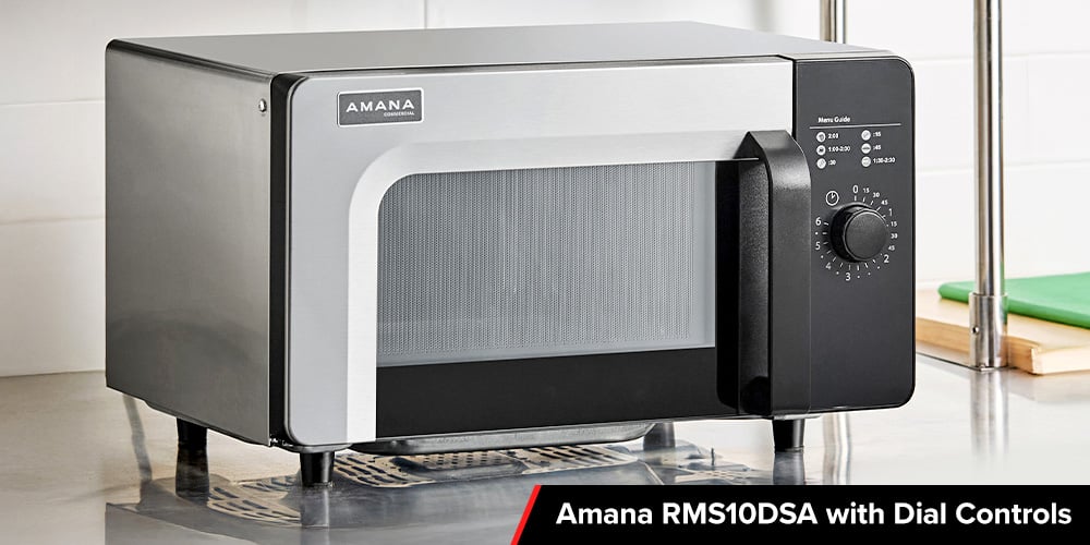 Best Budget Commercial Microwave: Amana RMS10DSA Commercial Microwave with Dial Controls