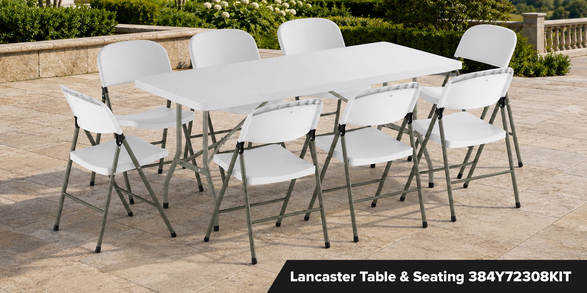 Best Budget Folding Table: Lancaster Table & Seating 384Y72308KIT