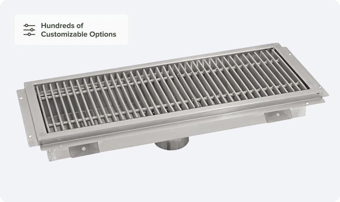 Advance Tabco floor trough