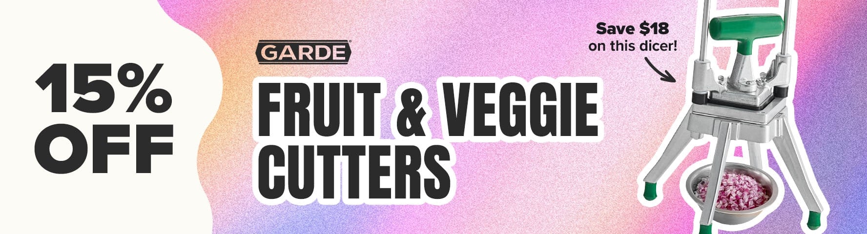 15% Off Fruit & Veggie Cutters