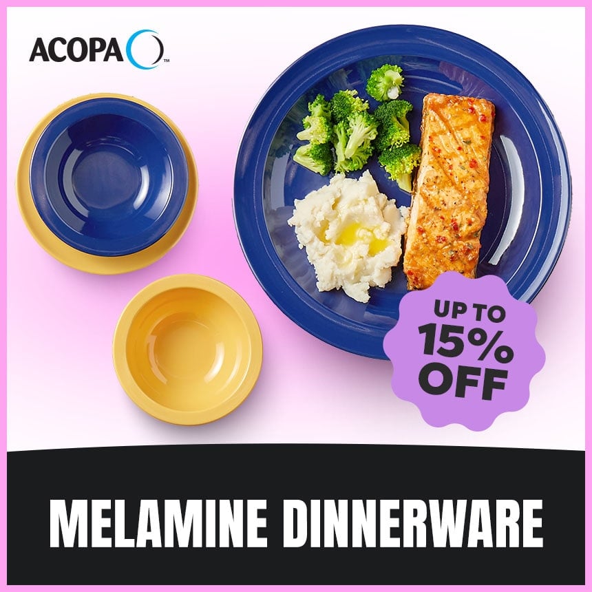 Up to 15% Off Melamine Dinnerware