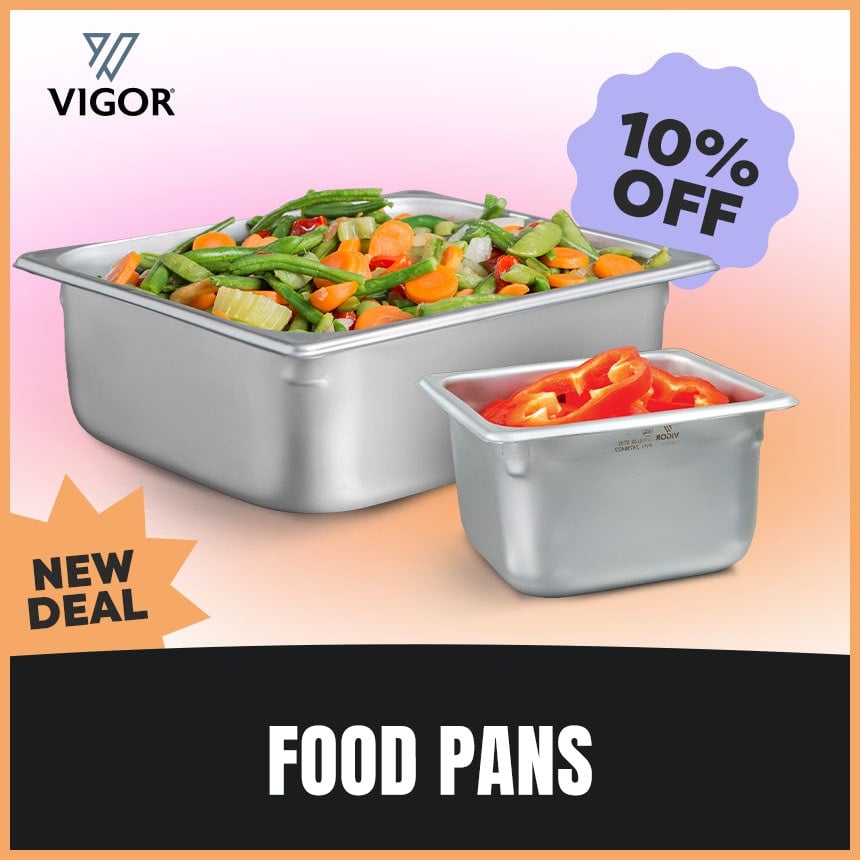 10% Off Food Pans