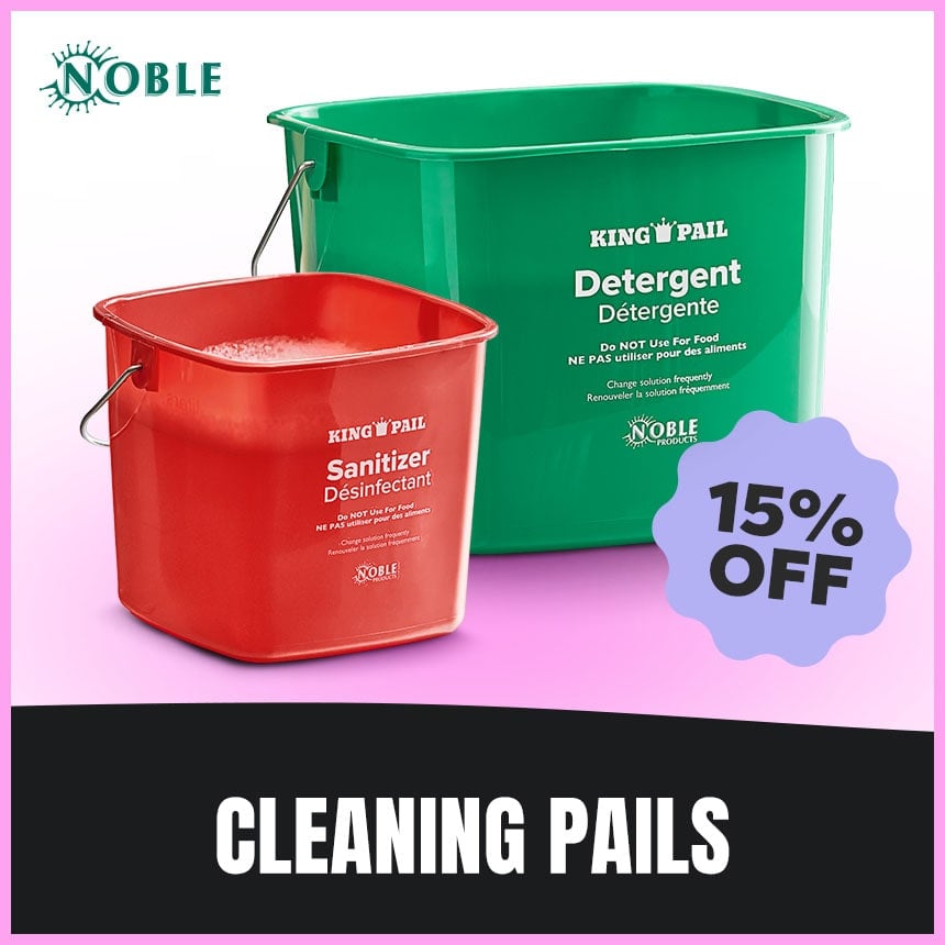 15% Off Cleaning Pails
