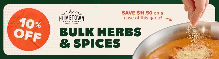 10% Off Bulk Herbs & Spices