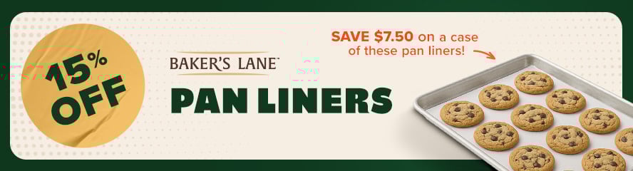15% Off Pan Liners
