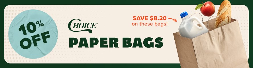 10% Off Paper Bags