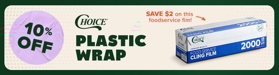 10% Off Plastic Wrap