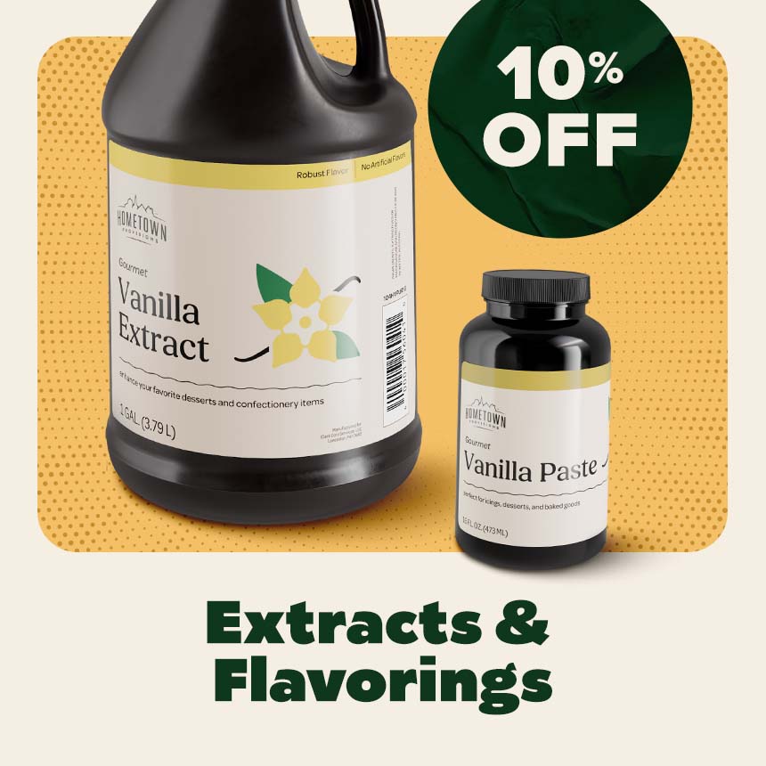 10% Off Extracts & Flavorings