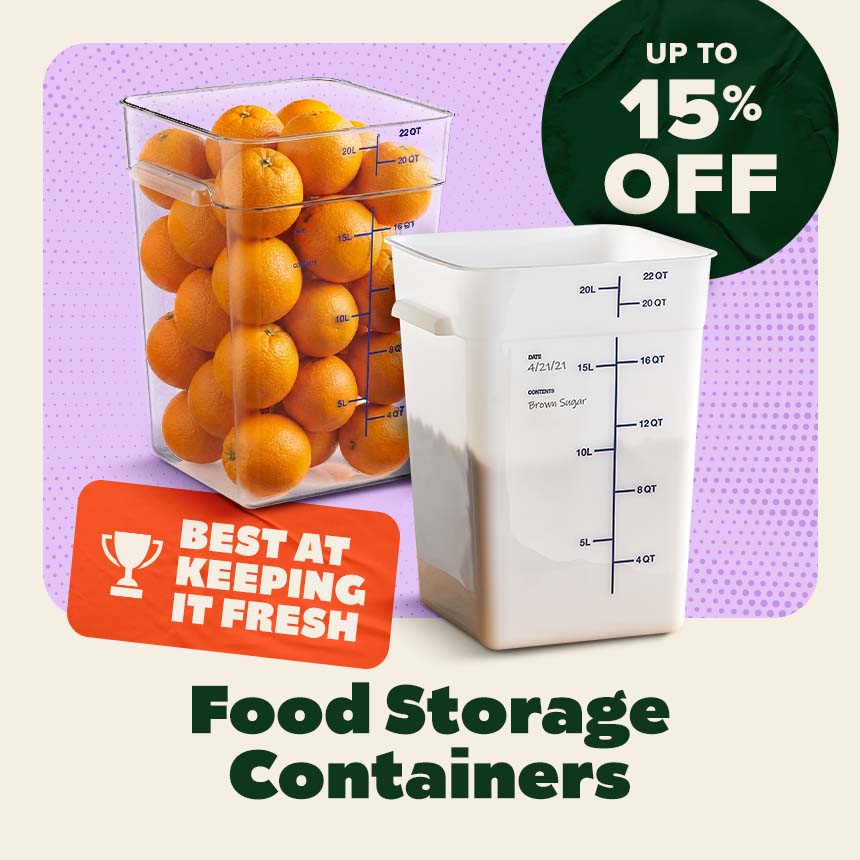 Up to 15% Off Food Storage Containers