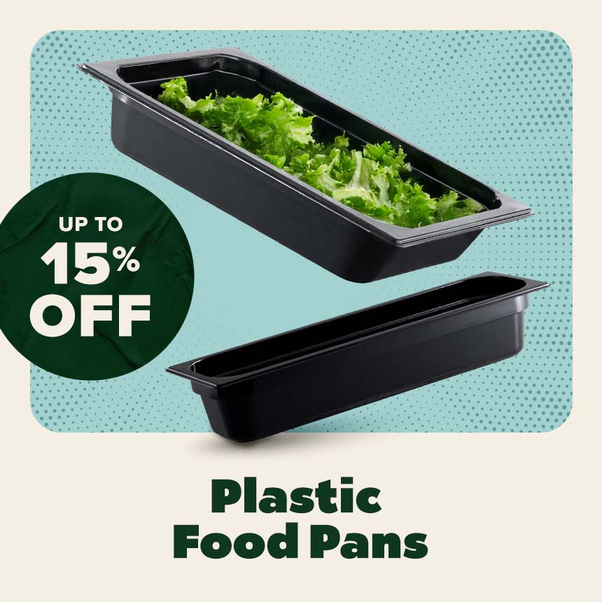Up to 15% Off Plastic Food Pans