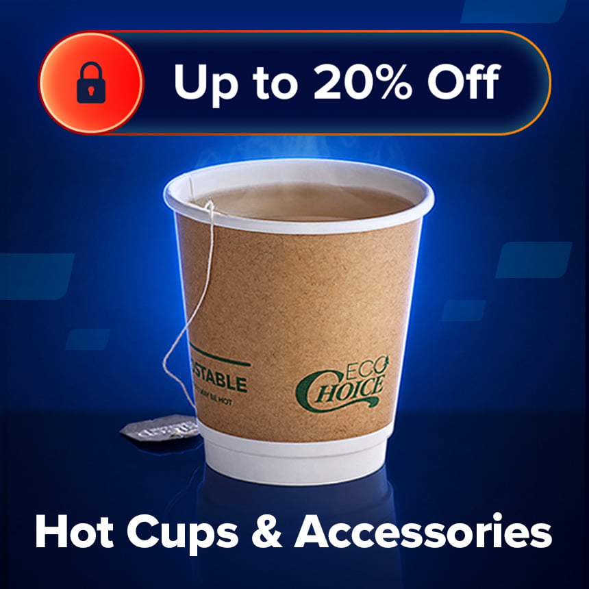 Save up to 20% on Hot Cups & Accessories