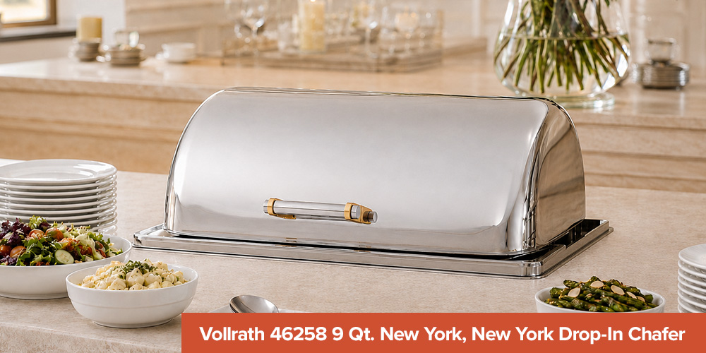 Vollrath 46258 9 Qt. New York, New York Drop-In Chafer
