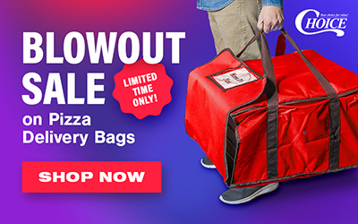Blowout Sale on Pizza Delivery Bags