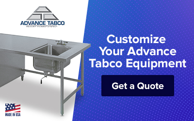 Get a Custom Quote on Advance Tabco